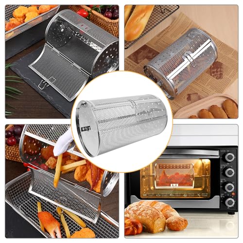 Cage grill rôtissoire pour brochettes légumes et noix de barbecue - 8