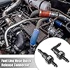 X AUTOHAUX 2 Set 5/16" 7.89mm SAE to 5/16" 8mm Fuel Line Hose Release Connector #2