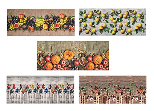 BIANCHERIAWEB Tappeto Cucina Antiscivolo Stampa