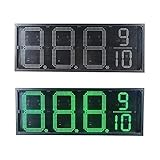 LED Gas Station Display Screen LED Signs 8' LED GAS STATION Electronic Fuel Price Signs Motel Price Sign 88889 (Green)