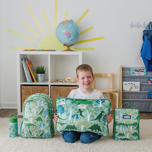 Image of Wildkin Kids Insulated Lunch Bag - Reusable, Ideal for Hot /Cold Snacks, School & Travel - Dinomite Dinosaurs