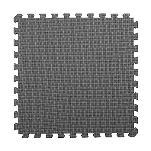 IncStores Fitness Foam Flooring Tiles | Baldosas de espuma entrelazadas de perfil bajo para protección ligera de piso en gimnasio en casa, sala de juegos y más miniatura 1