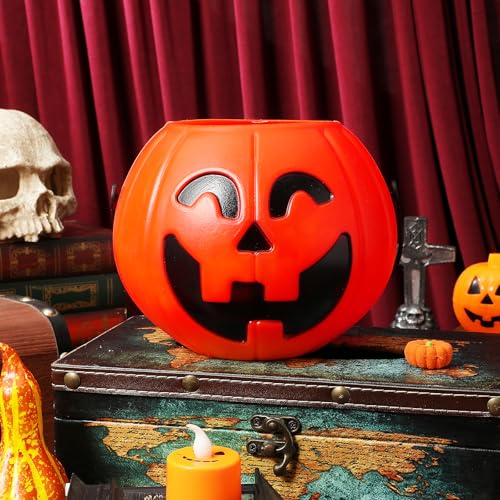 VALICLUD Orange Bucket r Prtable Hammck Halloween Bucket - Thumbnail 4