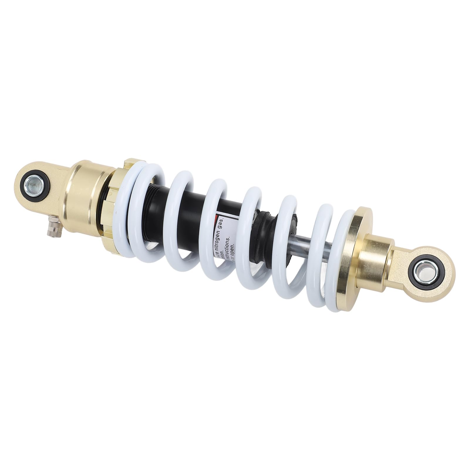 Alomejor Amortiguador Ajustable Resorte de Suspensión Duradero para Motocicletas ATV Distancia del Orificio de 250 Mm Aleación de Aluminio 1 Unidad