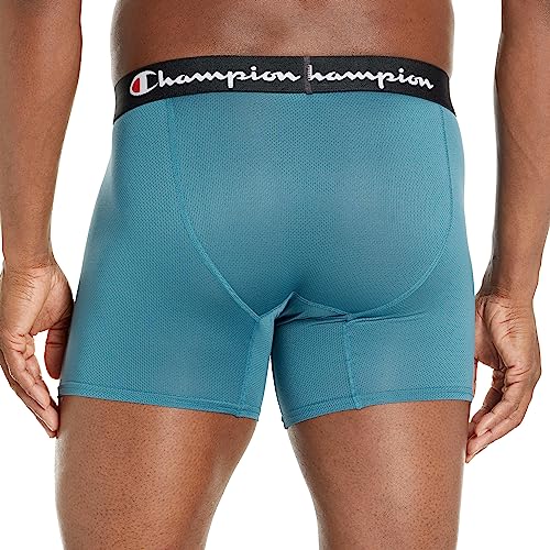 Champion Men's Boxer Brief, Lightweight Stretch Mesh Underwear, 3-Pack3
