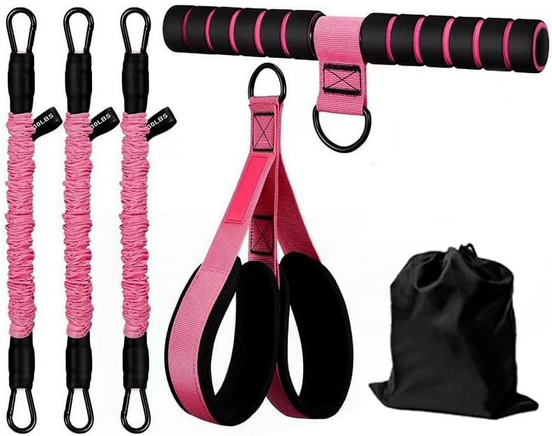 Pedal Resistance Bands,Multifunctional Resistance Bands with Handles,30/40/50LBS Adjustable, Anti-Break Design,Full Body Workout for Home Gym,Yoga,Pilates,Strength Training