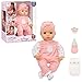 Baby Born My Real Baby Doll Annabell - Blue Eyes: Realistic Soft-Bodied Baby Doll Ages 3 & Up, Sound Effects, Drinks & Wets, Mouth Moves, Cries Real Tears, Eyes Open & Close, Pacifier