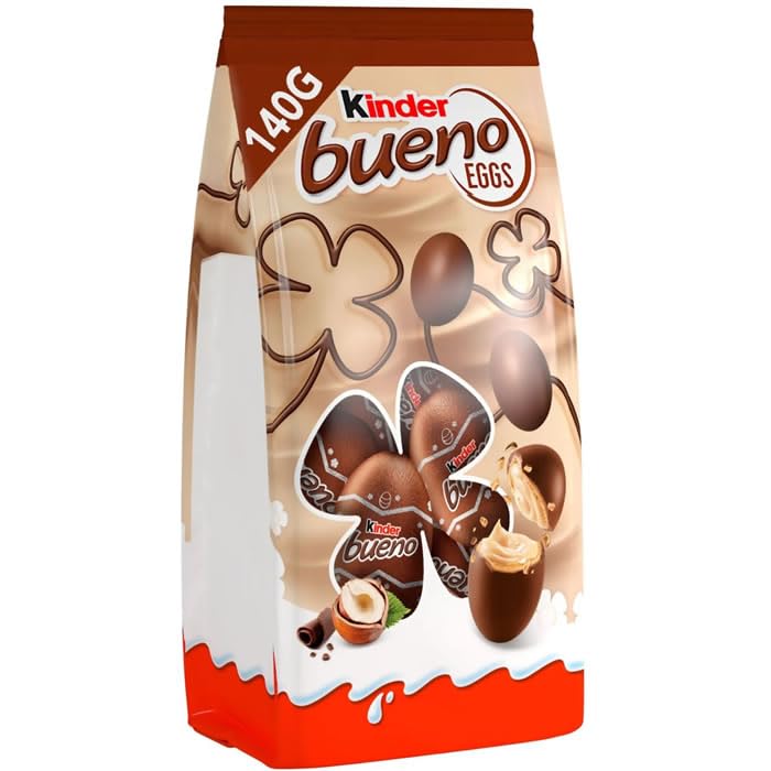 KINDER Bueno eggs Bouchées au chocolat au lait et noisettes 140 g
