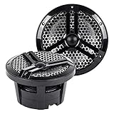 Skar Audio SK8MB 8' 2-Way Marine Full Range 500 Watt Coaxial Speakers, Pair (Black)