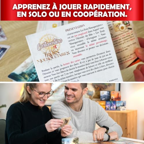 Jeu de rôles Blackrock Games Cartaventura Les Trois Mousquetaires ’honneur de la Reine - vue 5