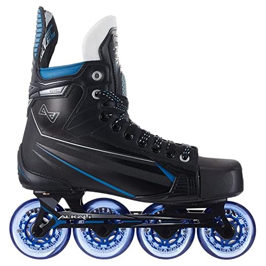 Alkali Revel 4 Senior Adult Inline Roller Hockey Skates (Skate Size 8 (Shoe 9-9.5))
