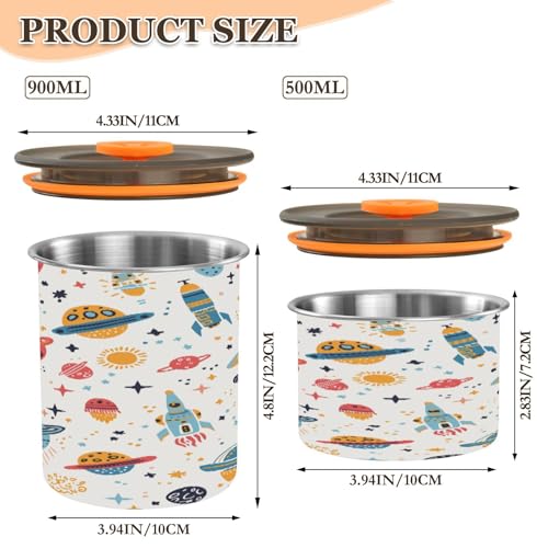 Envase Hermético para Café de Acero Inoxidable 17oz miniatura 2
