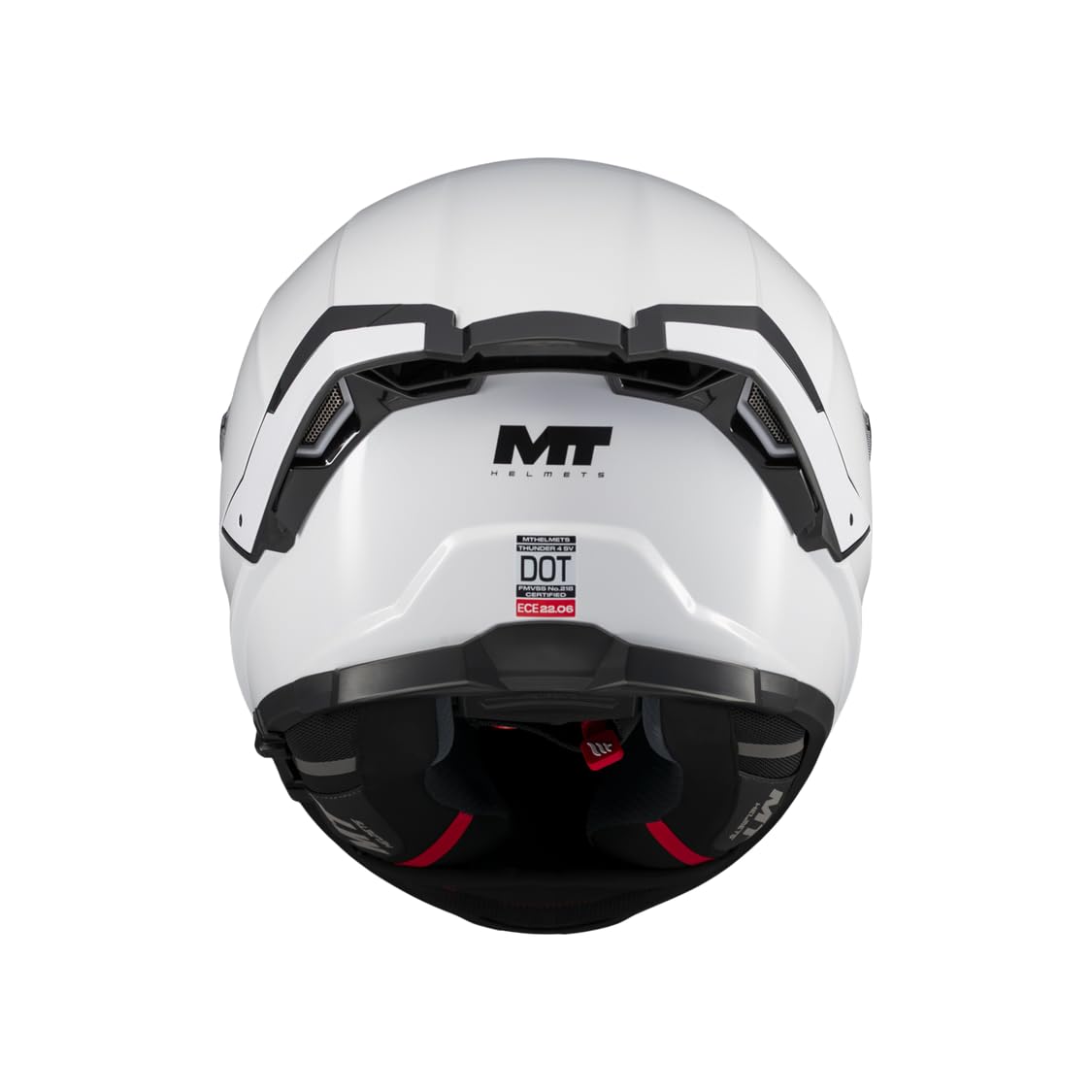 MT HELMETS Thunder 4 SV – Casco Moto Integral con Visor Solar Full Vision, Pantalla Antivaho Compatible con Pinlock, Interior Lavable y Calota HIRP | Homologado ECE 22.06 & DOT
