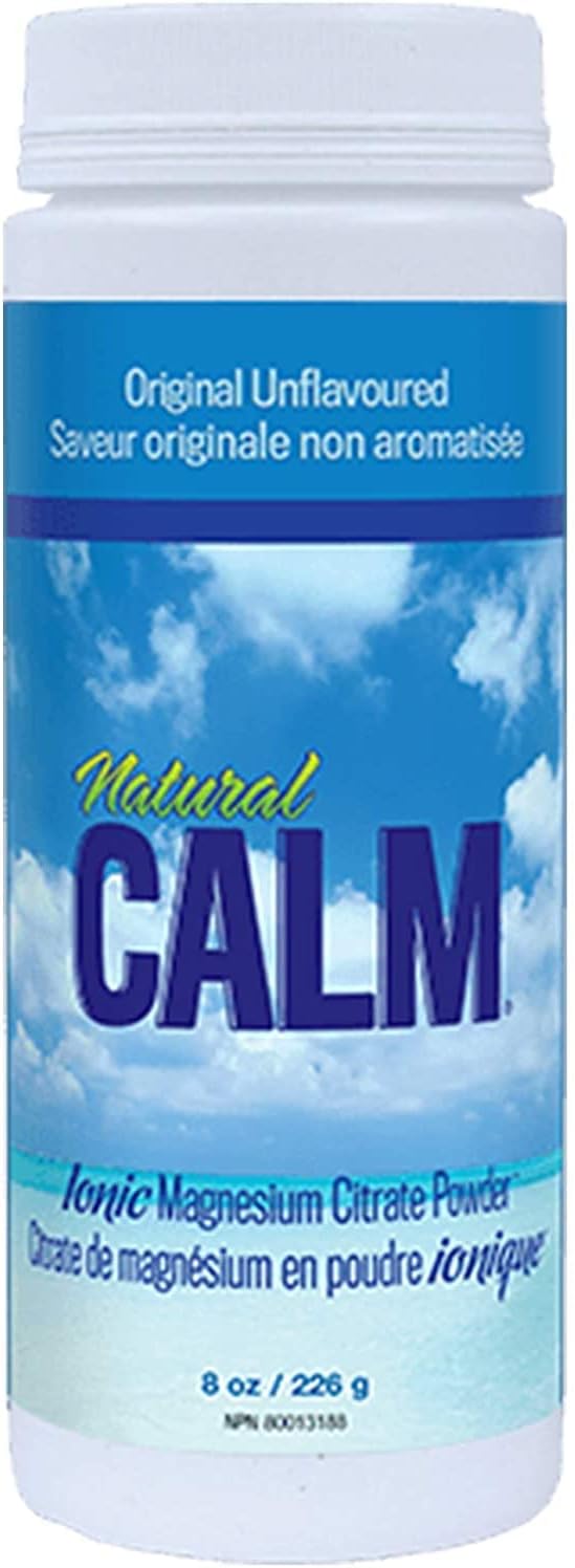 Natural Calm Magnesium Citrate Powder Unflavoured 226 Grams