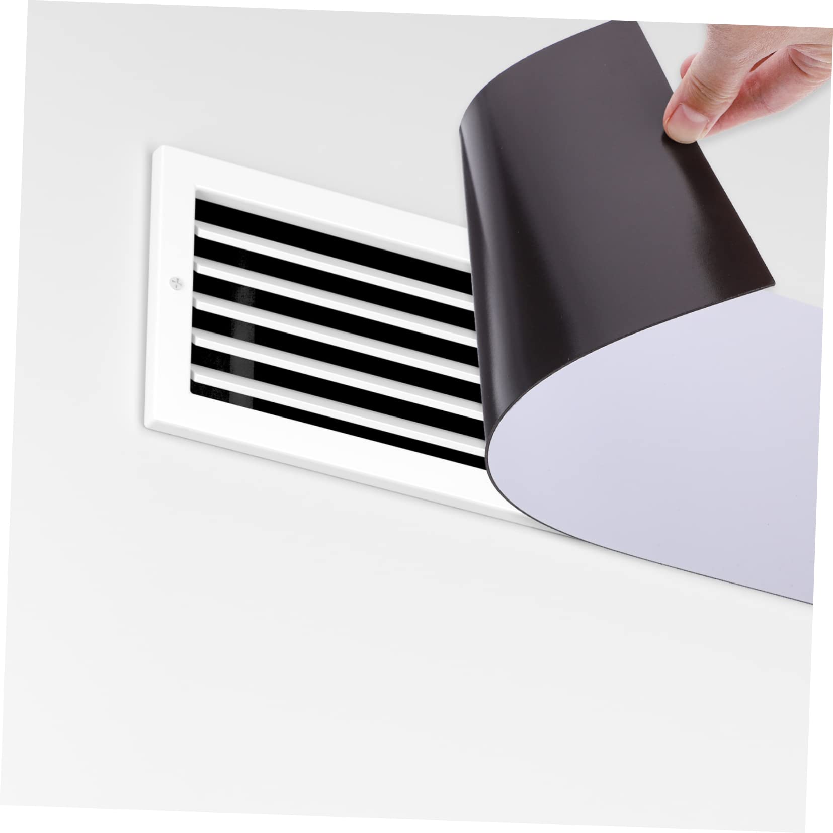 jojofuny Copertura Magnetica per Soffitto Confezione da 4 Protezione per Prese da Parete E Pavimento Tagliabile E Verniciabile Bianca