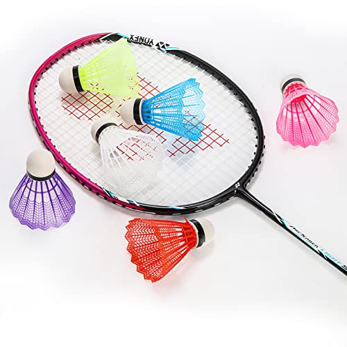 SOUJOY 48 Pack Badminton Birdie, Plastic Badminton Shuttlecock, Stable & Durable Sport Training/Activities Badminton Balls for Youth Players Indoor and Outdoor
