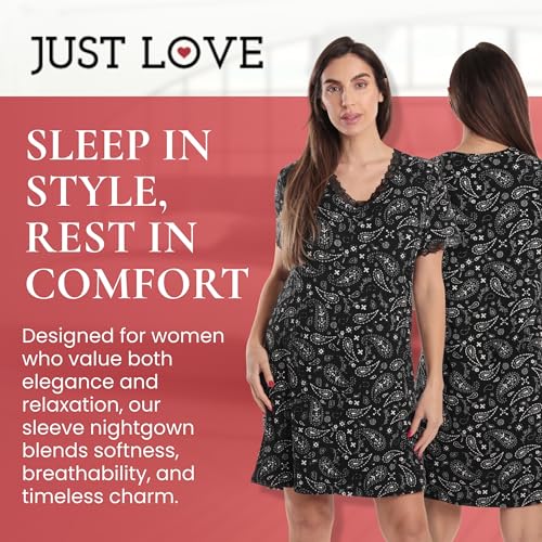 Image of Just Love Short Sleeve Nightgown for Women