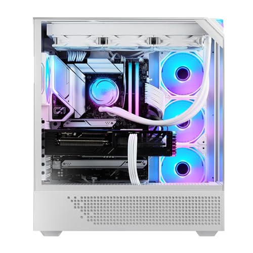 Image of iBUYPOWER Element Pro Gaming PC Desktop Computer AMD Ryzen 7 9800X3D CPU, NVIDIA GeForce RTX 5070Ti 16GB GPU, 32GB DDR5 RGB 5200MHz RAM, 2TB SSD, Windows 11 Home, Gamer Keyboard and Mouse -EPWA7N57T01