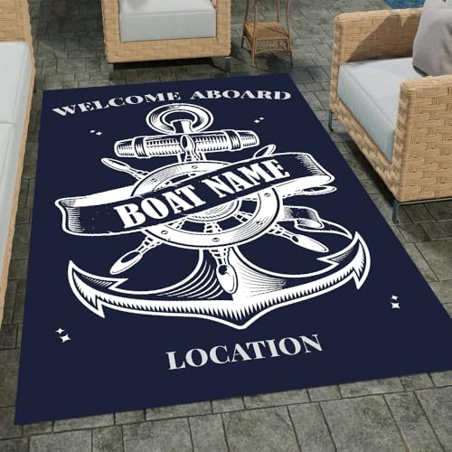 Tapete personalizado ENCYCOM para barco 2' x 3' miniatura 6