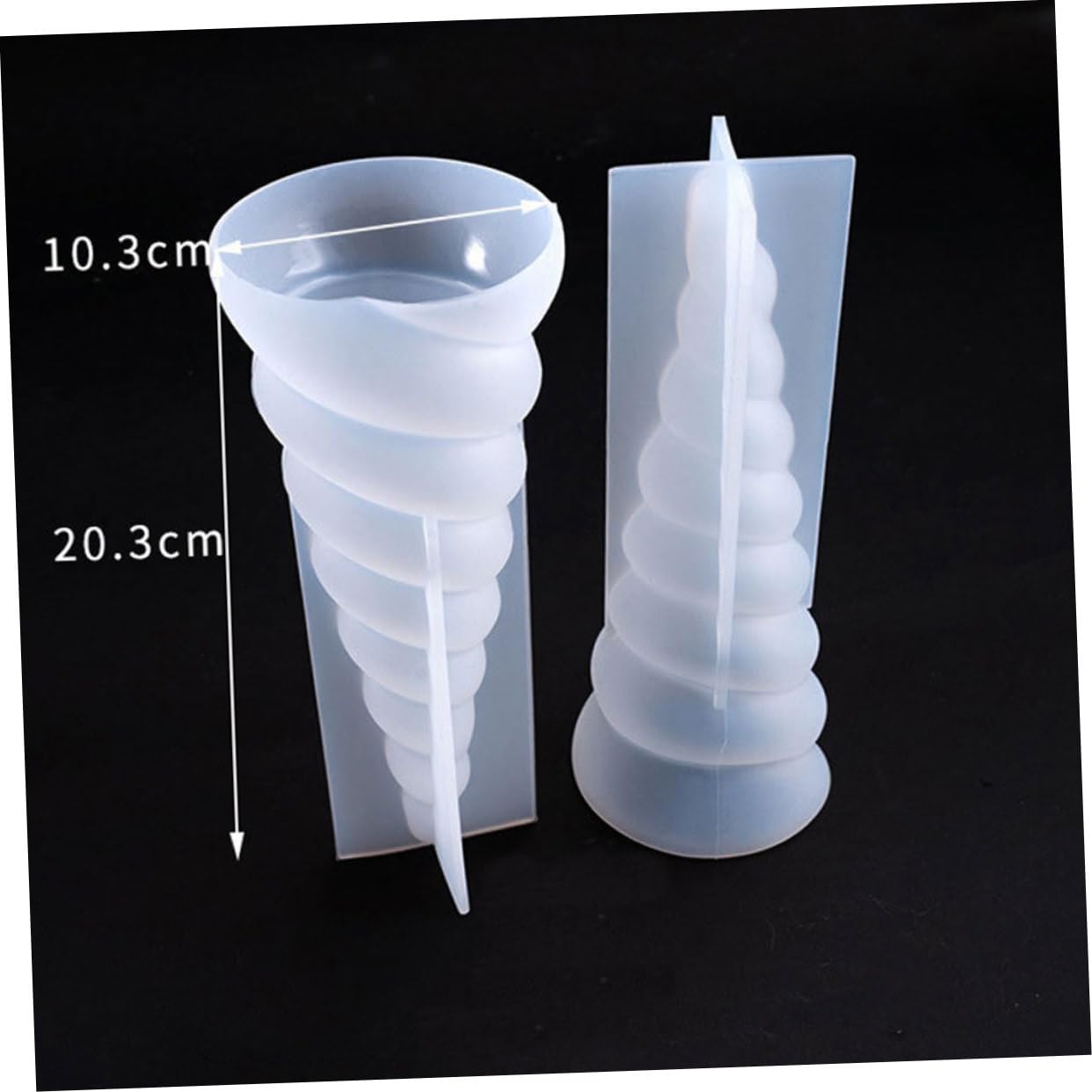 VILLCASE 9pièces Silicone pour Hornes De Licorne Moules Époxy pour Décorations Artisanales Et Garçon Fille
