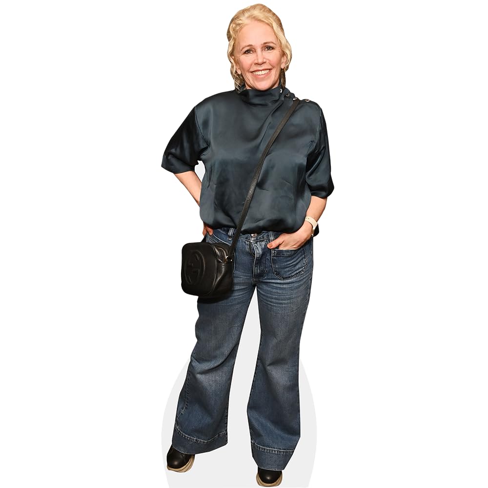 Lucy Benjamin (Blue Shirt) Mini Size Cutout