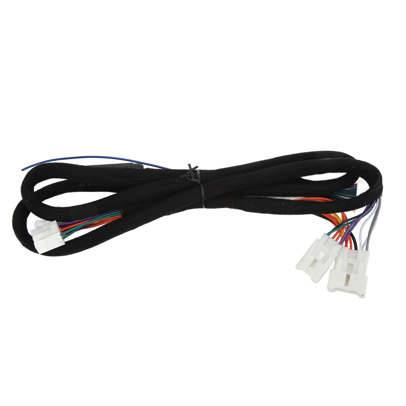 Wtyczka wiązki przewodów wzmacniacza DSP samochodu 12 V 15 A - Plug and Play, stabilna transmisja HIFI, żaroodporne kable wideo ABS