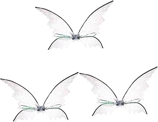 TOYANDONA 3 Peças Fantasias De Asas Coloridas Bronzeadoras Para Mulheres Asas De Fada Para Adultos Vestir De Fada Asa Para Mulheres Crianças Asas De Borboletas Asas De Fada Roupas