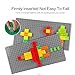 Sawaruita Classic Baseplate Building Base Plate for Building Bricks-10 * 15 Squares Baseplates-Compatible with All Major Brands-Pack of 1 Gray