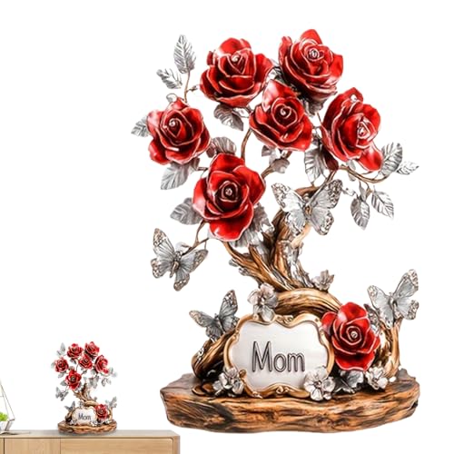 Ornement de table à fleurs, décorations de table florales, ornements de fête des mères, décoration moderne en acrylique 2D accessoires pour maman maison chambre étude