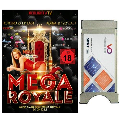 Redlight MEGA Elite Royale 12 Sender Viaccess Karte - Laufzeit 12 Monate + Viaccess Smit Orca Secure Dual CAM Version 4.1.2.7