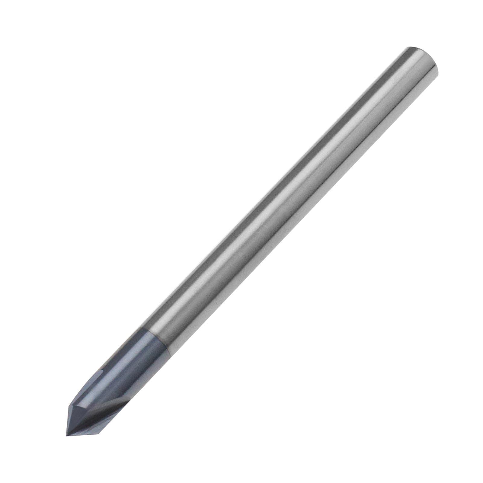 OTOTEC 90° 3 Flutes Chamfer End Mill 90 Degree Milling Cutter V Groove Router Bit Milling Accessories for Carving V Groove CNC Lettering and Signs