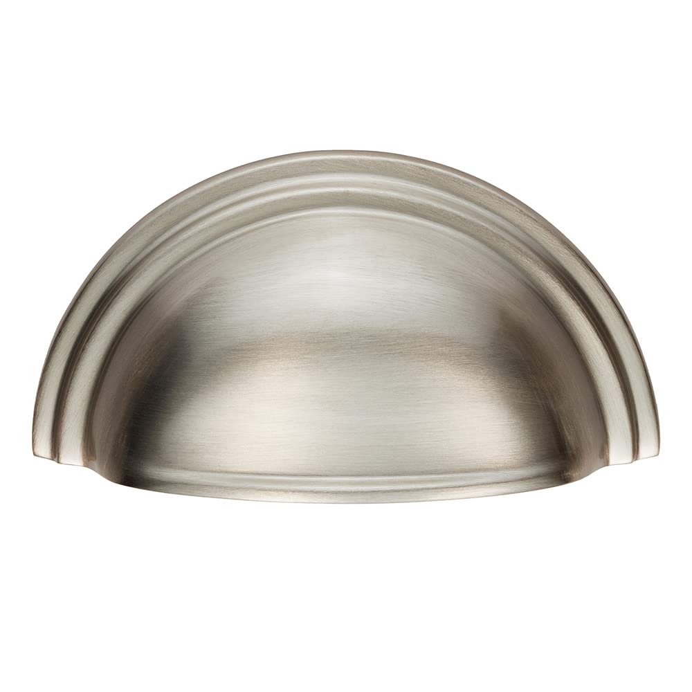 FTD VICTORIAN CUP PULL 76MM C/C, Polished Nickel, 92 mm