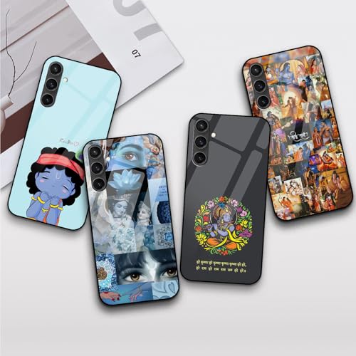 Image of COLORflow Back Cover Compatible with Samsung S23 FE 5G | Krishna ji, Radha Krishna, God Customized | Shockproof TPU Bumper with Camera Protection Back Cover Compatible with Samsung Galaxy S23 FE 5G