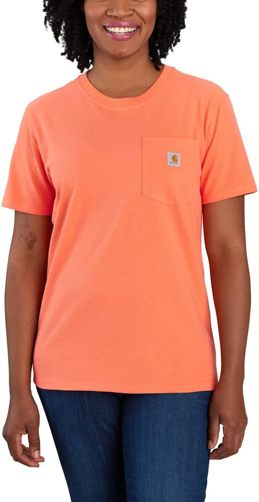 Carhartt Women's Loose Fit Heavyweight Short-Sleeve Pocket T-Shirt