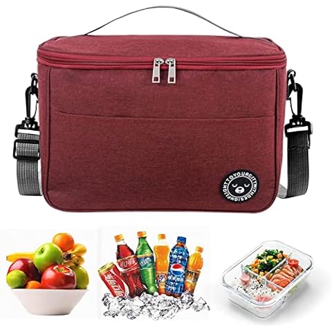 Foraco Kühltasche Faltbar, Kühltasche Klein,Wasserdicht Lunchtaschen,Isoliertasche mit Reißverschluss,Leicht Ice Bag,Picknicktasche geeignet für Büro,Schule Cover