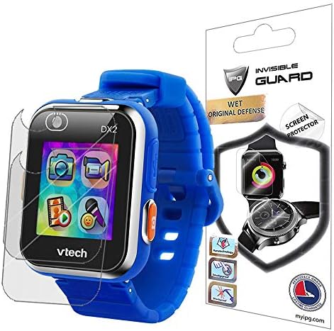 IPG for VTech Kidizoom Smartwatch DX2 Watch Screen Protector (2 Units) Invisible Ultra HD Clear Film Anti Scratch Skin Guard - Smooth/Self-Healing/Bubble -Free