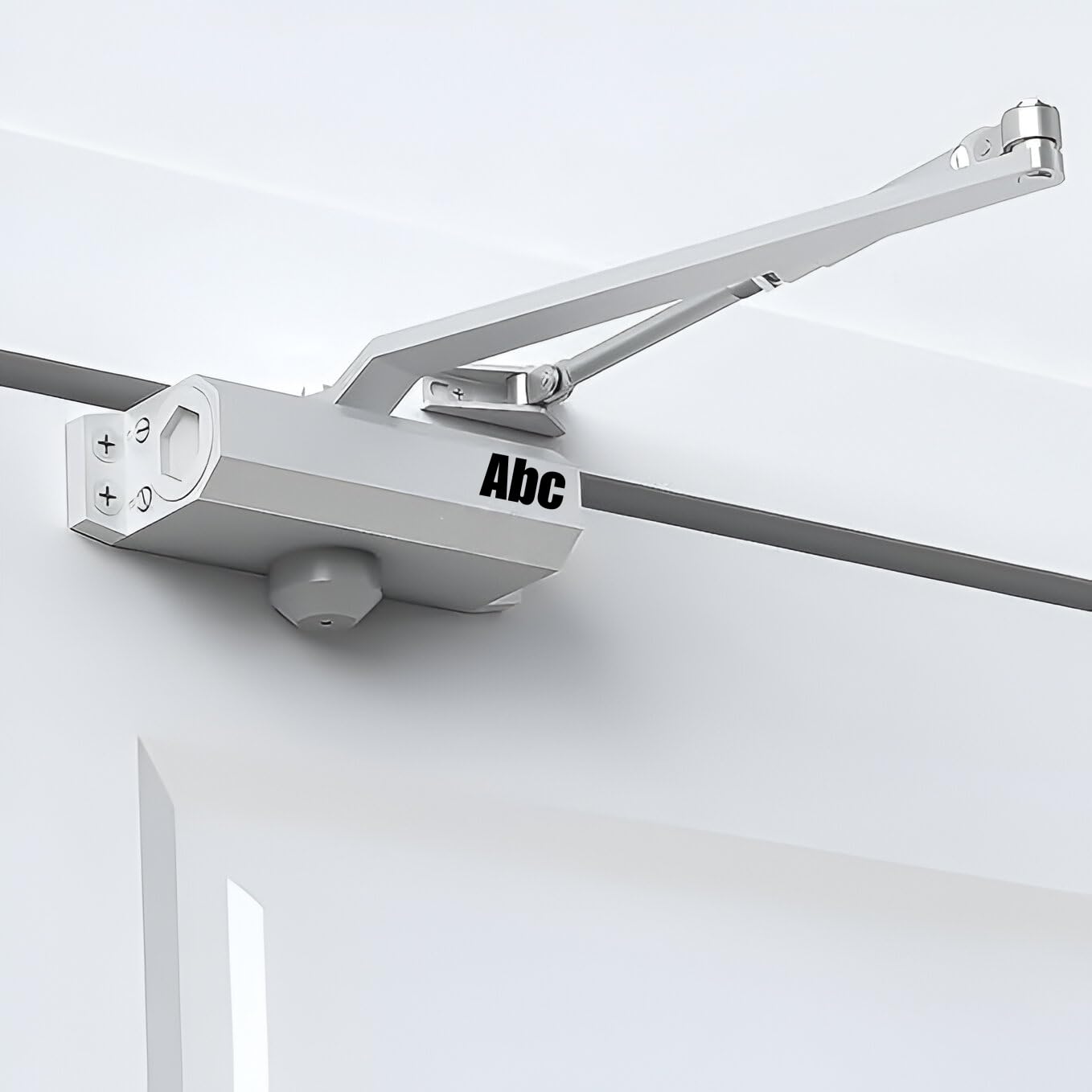 Elite Automatic Hydraulic Double Speed Door Closer Premium Heavy Duty for Residential/Commercial Purpose with Fitting Set (Silver). Weight Capacity: 30kg- 70kg