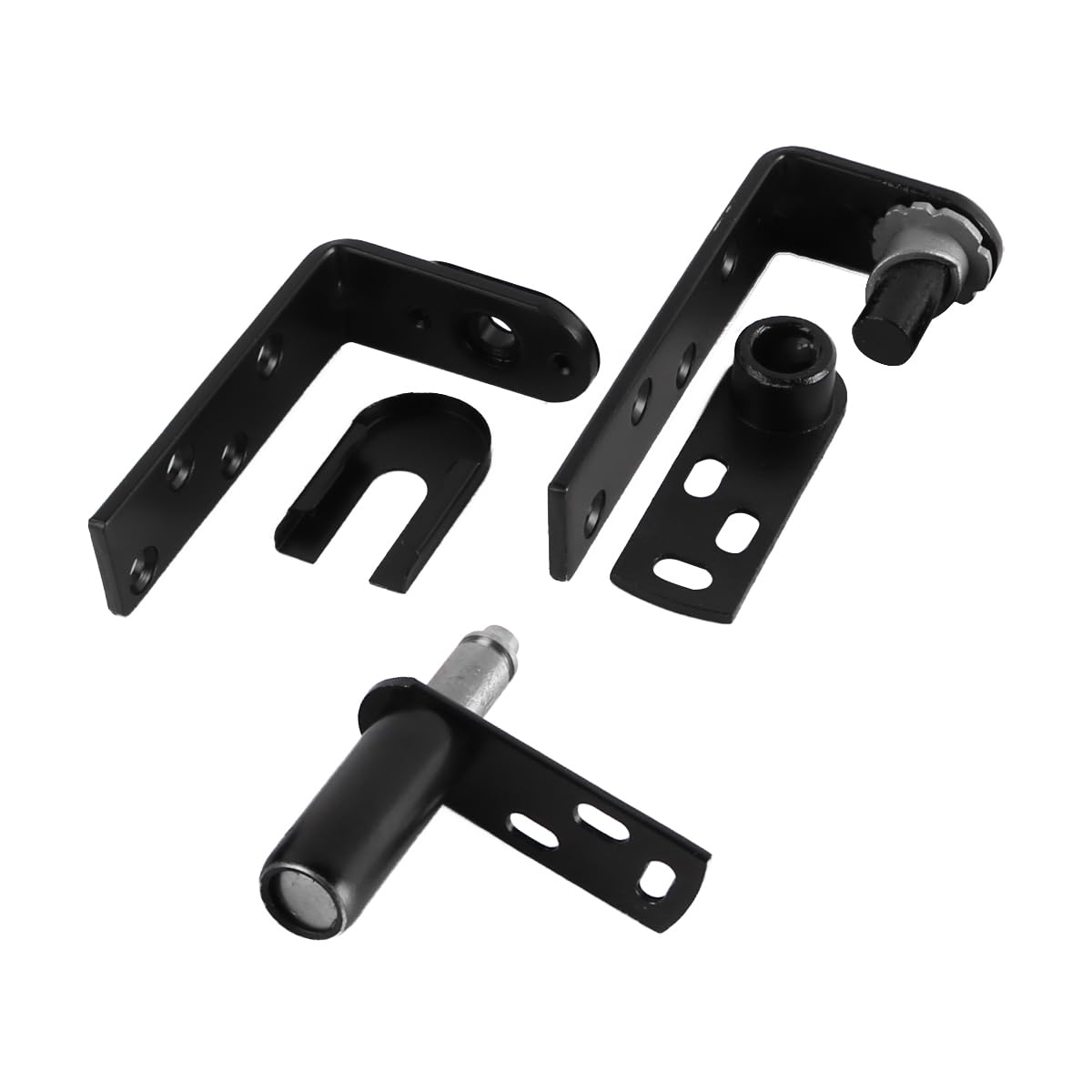 VOANZO Self-Closing Cafe Swing Door Hinge Two-Way Bar Free Auto Rebound Half-Waist Door Hinge 304 Stainless Steel for Bar Bathroom and Cowboy Doors - Image 2