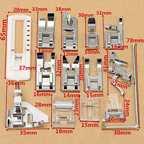 Set de 14 Pies Prensatelas para Máquina de Coser miniatura 3
