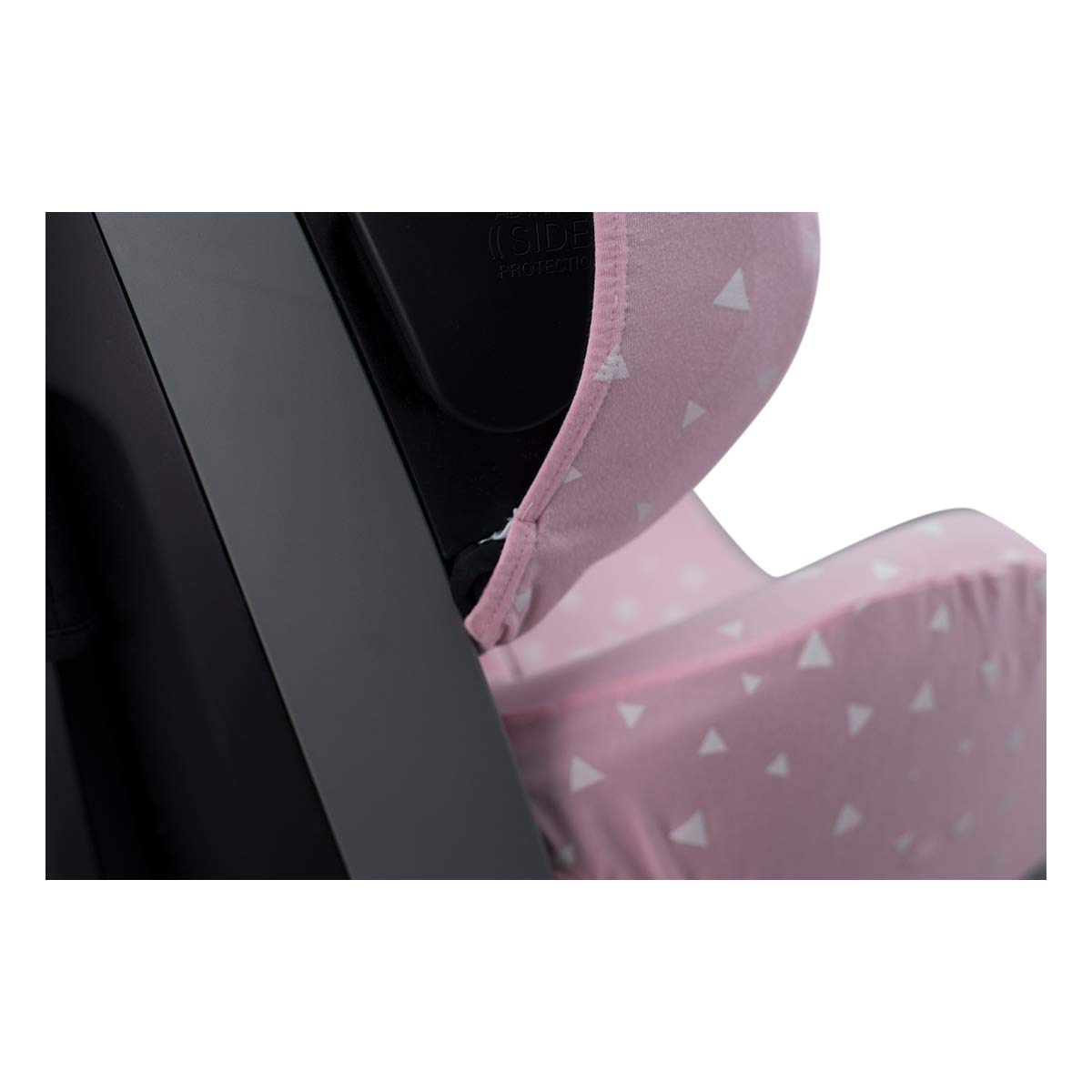 JYOKO KIDS Rivestimento per seggiolino auto in cotone compatibile con Recaro Zero e Recaro Optiafix (Pink Sparkles)