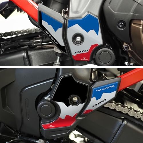 Resin Bike Aufkleber Motorrad Kompatibel Mit Honda CRF1100L Africa Twin 1100 2024-2025. Grip Motorrad-Fersenschützer vor Stößen und Kratzern. Klebstoff Harz Aufkleber Set - Stickers Made in Italy