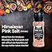 HERBION Naturals Himalayan Pink Salt Grinder Coarse Grain, 100% Pure with 84 Minerals for Seasoning, Refillable, All-Natural Salt, Triple-Washed in Spring Water, Vegan, Kosher Certified Pack of 1