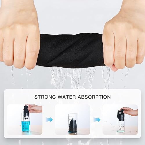 Miniatura 3 de Paquete de 8 baberos unisex ajustables con broches de presión, ultra suaves, absorbentes, babeo, dentición para niños y niñas