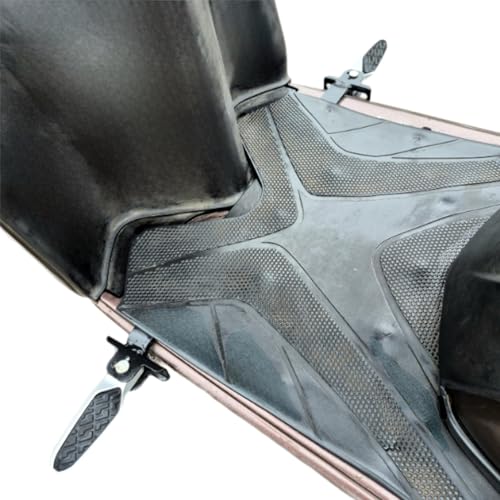 Image of Activa Front Footrest for Riders | Fits Honda Activa 1G to 5G | Heavy Duty Metal with Anti-Slip Rubber | Easy Installation