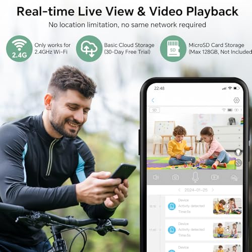 Outdoor Security Camera System Wireless 4-Pack