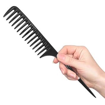 Wapodeai Wide Tooth Comb Detangling Hair Brush, Anti Static Heat Resistant Hair Comb, Suitable for all Kinds of Hair.