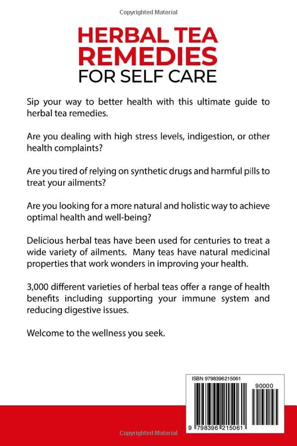 Miniatura 2 de Herbal Tea Remedies Natural herbalism at home with soursop leaf, cinnamon, mango leaf, turmeric and ginger herbal tea recipes (Self care)