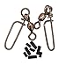 620523 Scotty Coastlock Snap Large Ss 2per Pack,