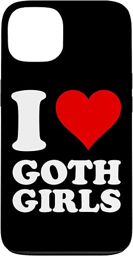 Funda para iPhone 13 I Love Goth Girl