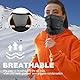 WTACTFUL Schlauchschal Herren Halbe Sturmhaube Motorrad Halstuch Herren Halswärmer Ski Mask Skimaske Halsschlauc Neck Gaiter Motorrad Gesichtsmaske für Winter Laufen Skifahren Snowboarden Alle Schwarz